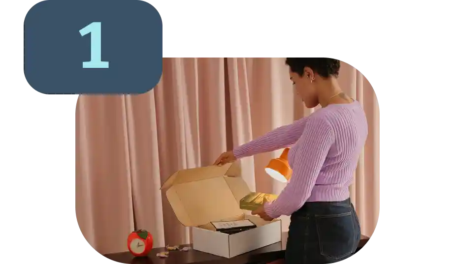 Schicke uns dein Produkt