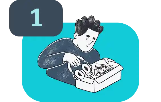 Schicke uns dein Produkt