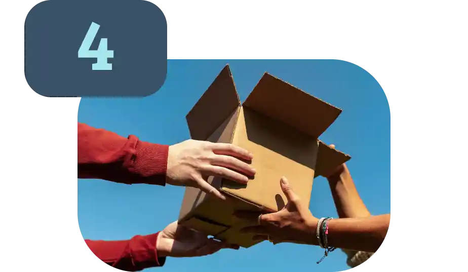 Produkt wird verkauft