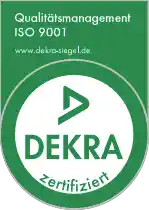Von Dekra zertifiziertes Qualitätsmanagement nach ISO 9001